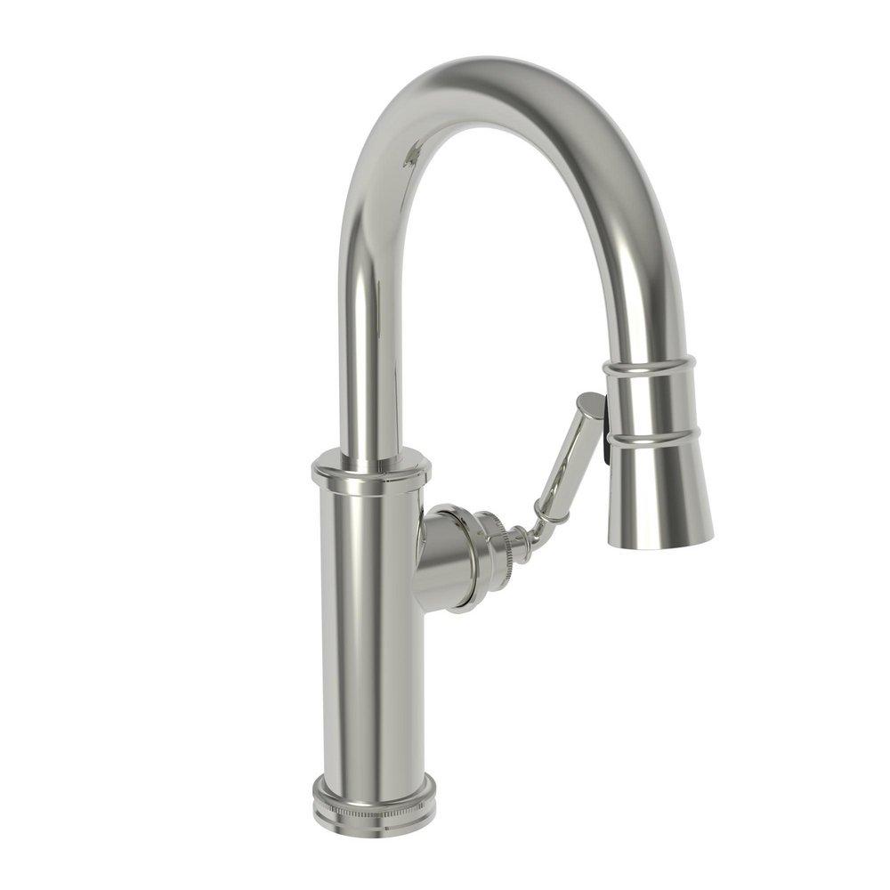 Newport Brass Polished Nickel Two Lever Handle Bar Faucet 