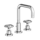 Newport Brass Polished Chrome Two Handle Widespread Bathroom Sink Faucet Wheel Handle 