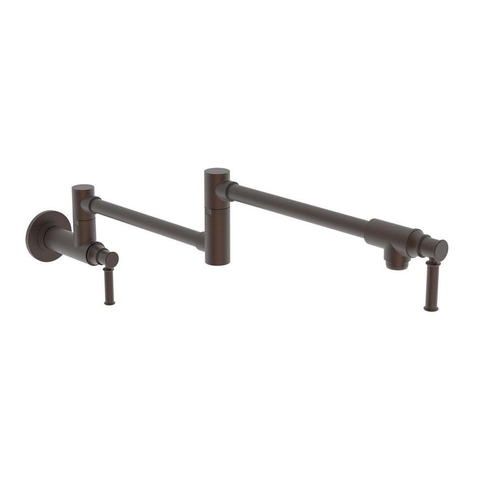 Newport Brass English Bronze Two Handle Lever Pot Filler 