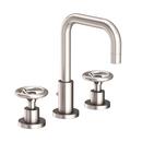 Newport Brass Satin Nickel Two Handle Widespread Bathroom Sink Faucet Wheel Handle 