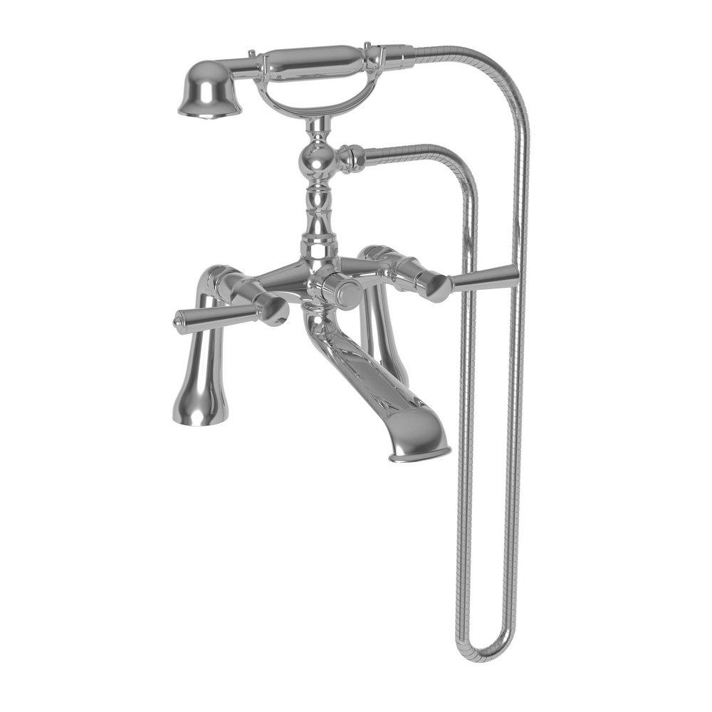Newport Brass Polished Chrome Two Handle Roman Tub Faucet 