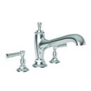 Newport Brass Polished Chrome Two Handle Roman Tub Faucet Trim Only 