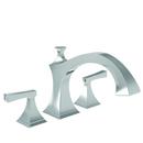 Newport Brass Polished Chrome Two Handle Roman Tub Faucet Trim Only 