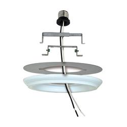 1-3/10 in 1-23/50 in Recessed Housing & Trim in White