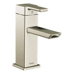 Single Handle Centerset Bathroom Sink Faucet in Brushed Nickel