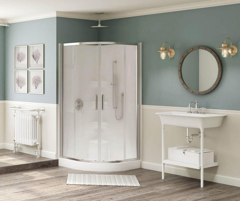 Chrome RADIA N-R 36 X 36 X 71.5 CLEAR CHROME 