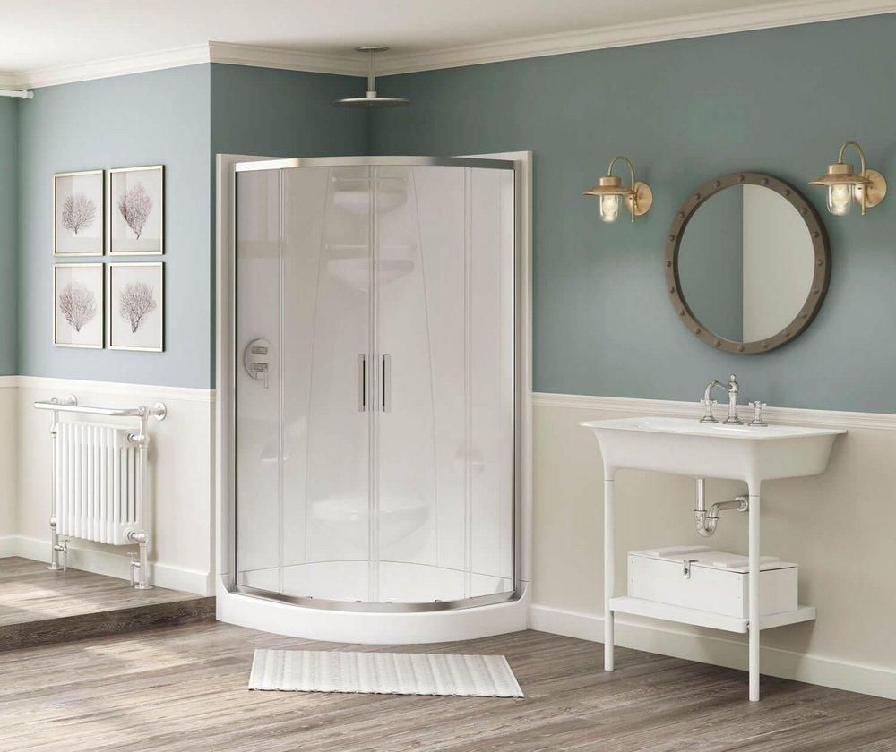 Chrome RADIA N-R 36 X 36 X 71.5 CLEAR CHROME 