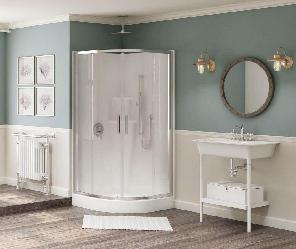 Chrome RADIA N-R 36 X 36 X 71.5 CLEAR CHROME 