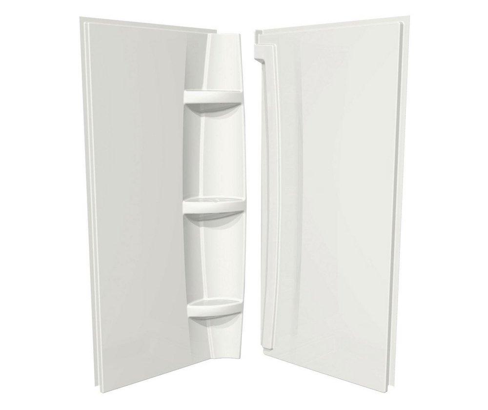 MAAX White 36 x 1-1/2 x 72 in. Tub & Shower Wall 