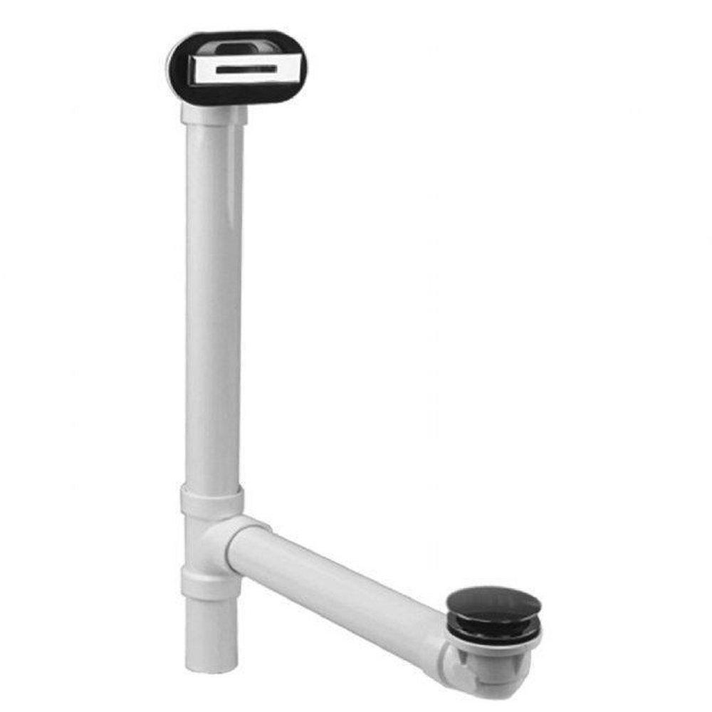 Maax US White Toe-Tap Drain 