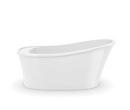Maax US White 60-1/4 x 32 in. Freestanding Bathtub 