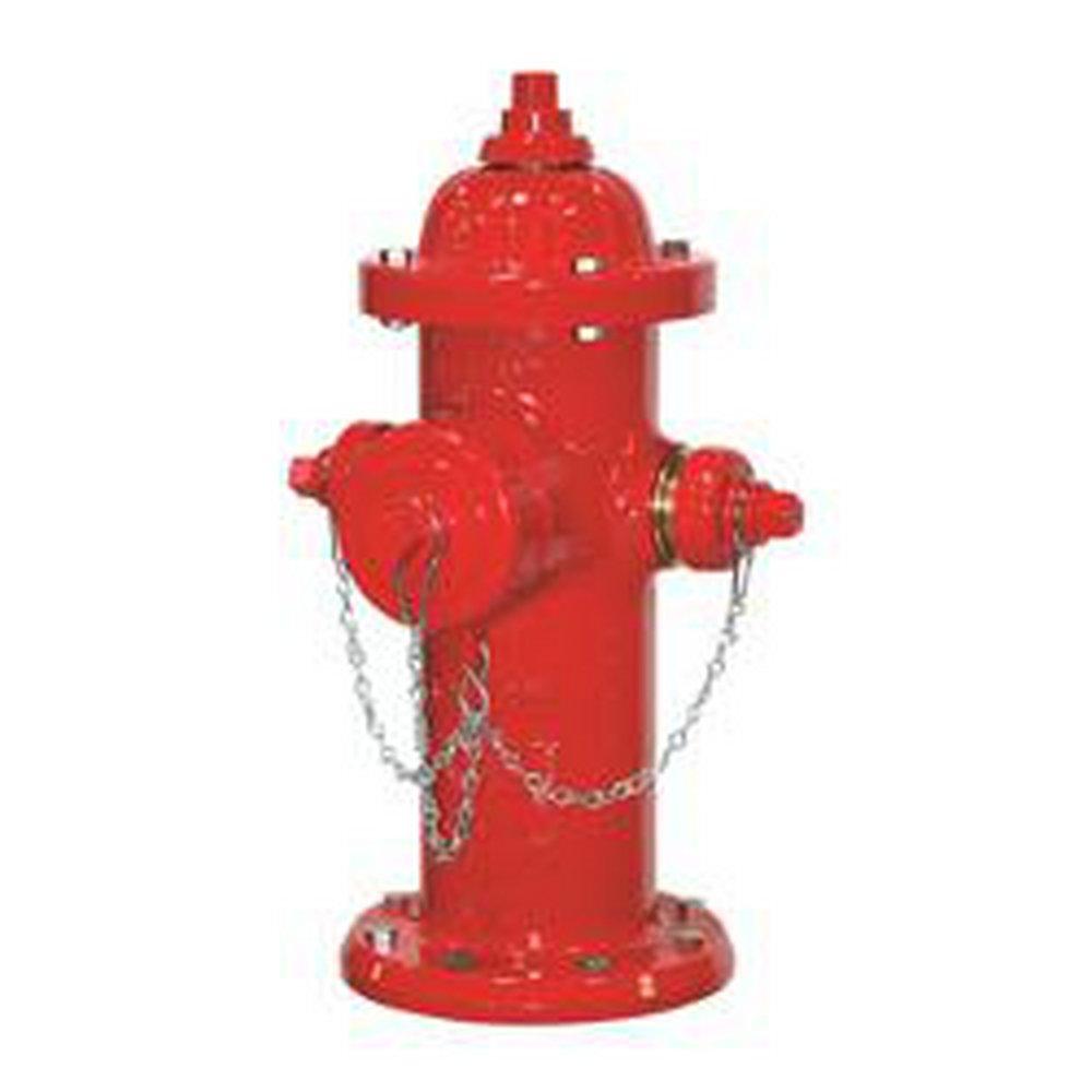 Clow Valve Red Red Mechanical Joint 6 in. Assembled Fire Hydrant 