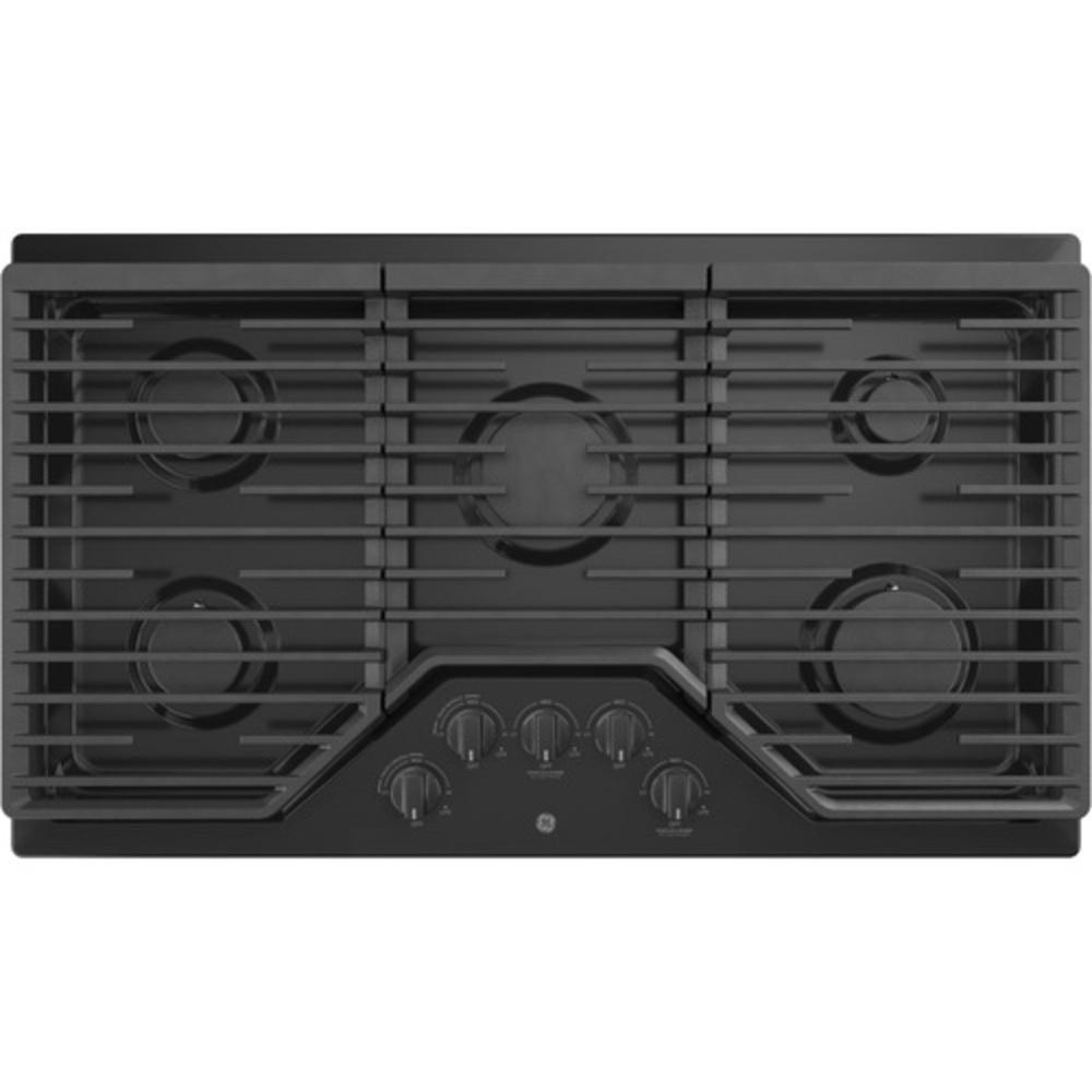GE&reg; Black 5 Burner Sealed Cooktop 