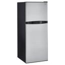 Haier Stainless Steel 23-3/5 in. 7.39 cu. ft. Freezer on Top Refrigerator 