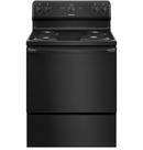 Hotpoint&reg; Black 30 in. Electric 4-Burner Coil Freestanding Range 
