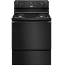 30 in. 4-Burner Electric Freestanding Range in Black