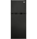 Haier Black 23-3/5 in. 9.8 cu. ft. Freezer on Top Refrigerator 