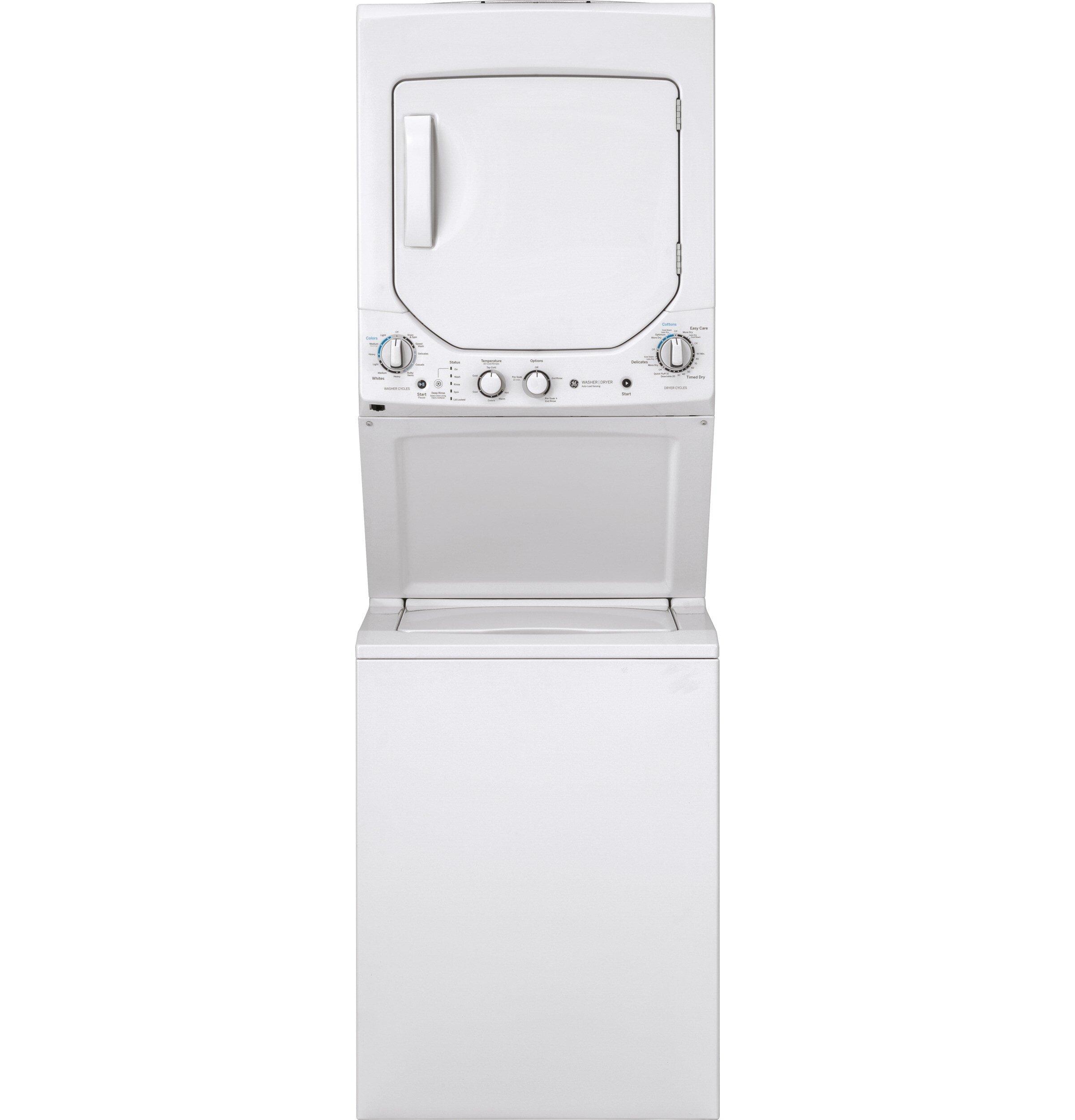 GE&reg; White on White 6.7 cu. ft. Combination Washer/Dryer 