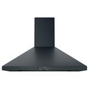 GE&reg; Black Slate 30 in. Chimney Range Hood 