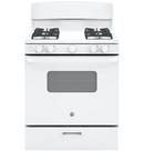 30 in. Gas 4-Burner Sealed Freestanding Range in White