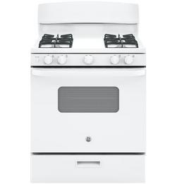 30 in. Gas 4-Burner Sealed Freestanding Range in White