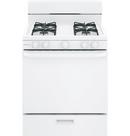 Hotpoint® White 30 in. Gas 4-Burner Sealed Freestanding Range 