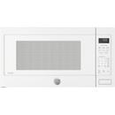 2.2 cu. ft. 1100 W Countertop Microwave in White on White