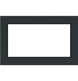 29-3/4 in. Trim Kit in Fingerprint Resistant Black Slate