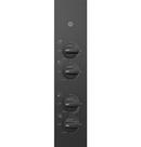 GE&reg; Black 4 Burner Sealed Cooktop 
