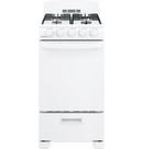 Hotpoint® White 19-3/4 in. Gas 4-Burner Sealed Freestanding Range 