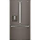 GE&reg; Fingerprint Resistant Slate 35-3/4 in. 25.6 cu. ft. French Door Refrigerator 