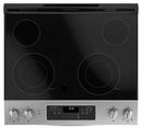GE&reg; Stainless Steel 29-7/8 in. Electric 4-Burner Radiant Smoothtop Slide-in Range 