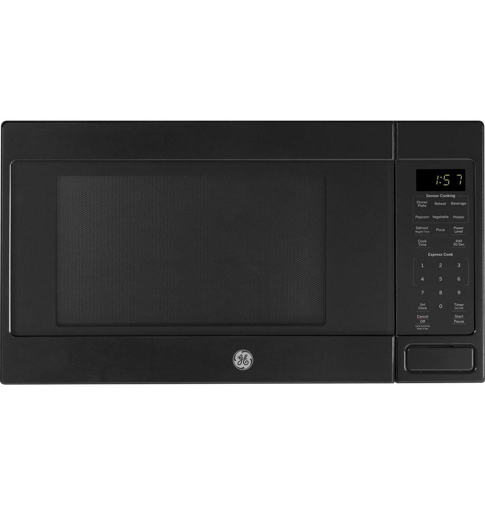 GE&reg; Black 1.6 cu. ft. 1150 W Countertop Microwave 