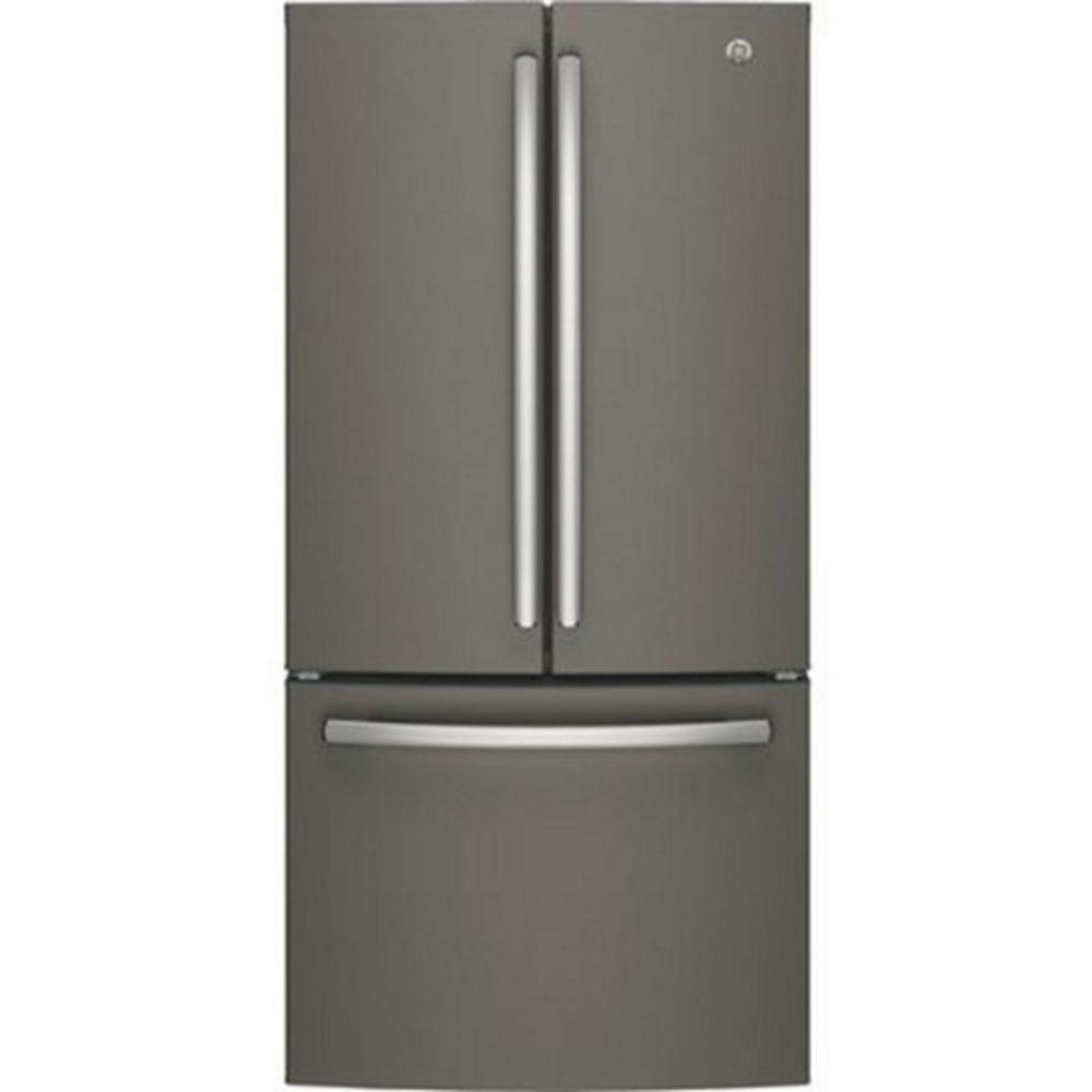GE&reg; Slate 32-3/4 in. 18.6 cu. ft. Counter Depth and French Door Refrigerator 