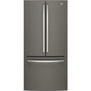 GE&reg; Slate 32-3/4 in. 18.6 cu. ft. Counter Depth and French Door Refrigerator 