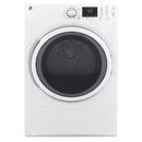 27 in. 7.5 cu. ft. Electric Dryer in White on White
