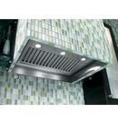 GE Profile&trade; Stainless Steel 12 in. Indoor Hood Insert in Stainless Steel 