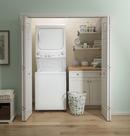 GE&reg; White 9.7 cu. ft. Combination Washer/Dryer 