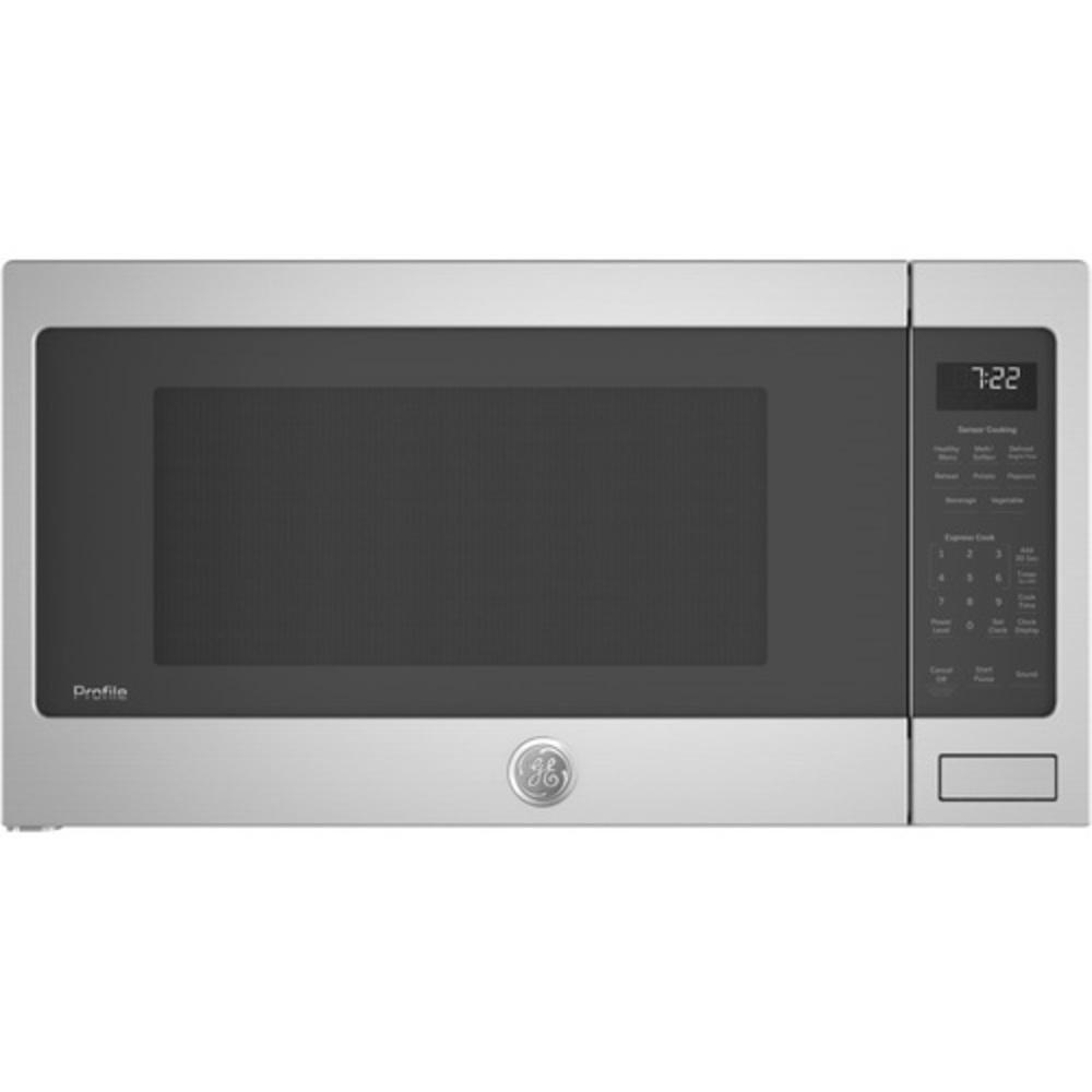 GE&reg; Stainless Steel 2.2 cu. ft. 1100 W Countertop Microwave 