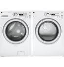 27 in. 7.0 cu. ft. Electric Dryer in White on White