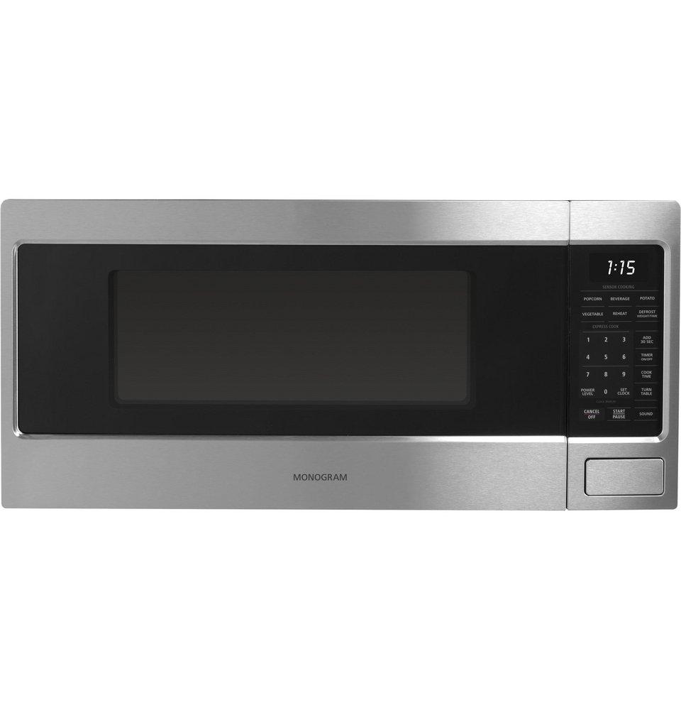 Monogram&reg; Stainless Steel 2.2 cu. ft. 1100 W Countertop Microwave 