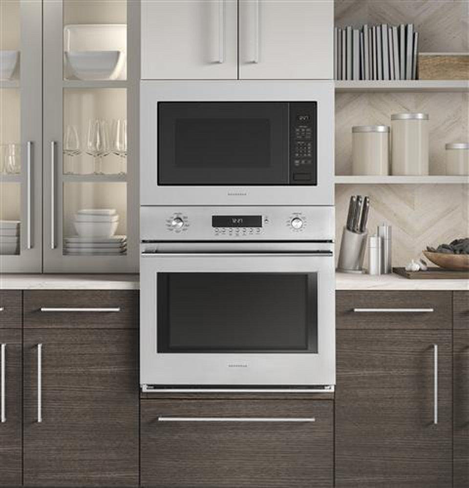 Monogram&reg; Stainless Steel 14 in. 2.2 cu. ft. 1100 W Built-In Microwave 