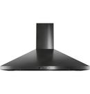 GE&reg; Black Stainless 18-1/2 x 9-7/8 x 36 x 6 in. 350 cfm Wall Mount Pyramid Chimney Hood 