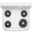 Hotpoint&reg; White 30 in. Electric 4-Burner Coil Freestanding Range 