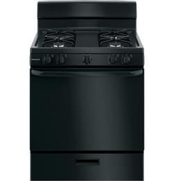 30 in. Gas 4-Burner Sealed Freestanding Range in Black