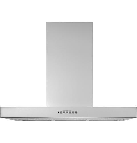 GE Profile&trade; Stainless Steel 36 in. Wall Mount Range Hood 