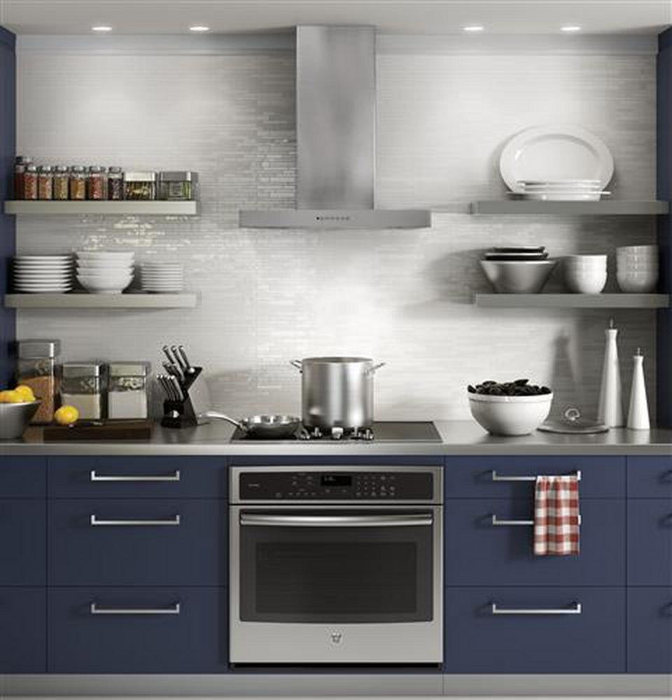 GE Profile&trade; Stainless Steel 30 in. Wall Mount Range Hood 