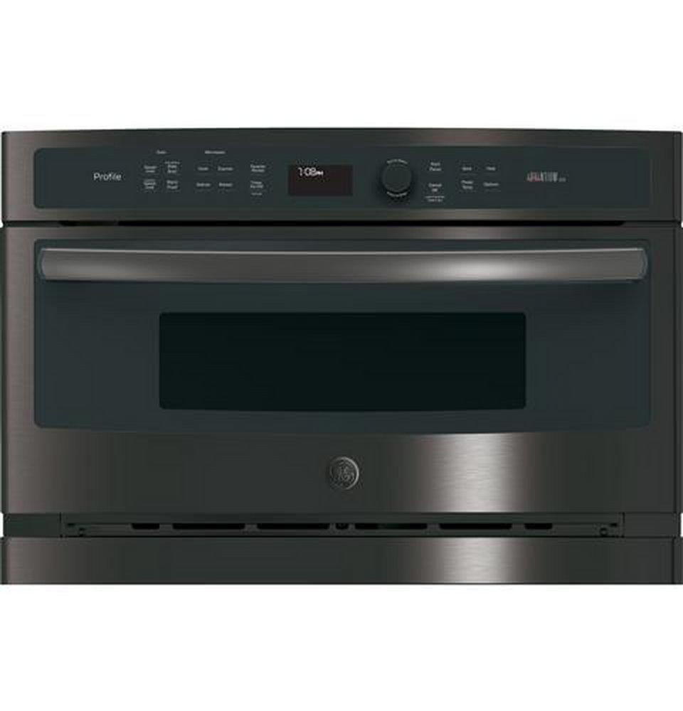 GE&reg; Black Stainless 29-3/4 in. 1.7 cu. ft. Single Oven 