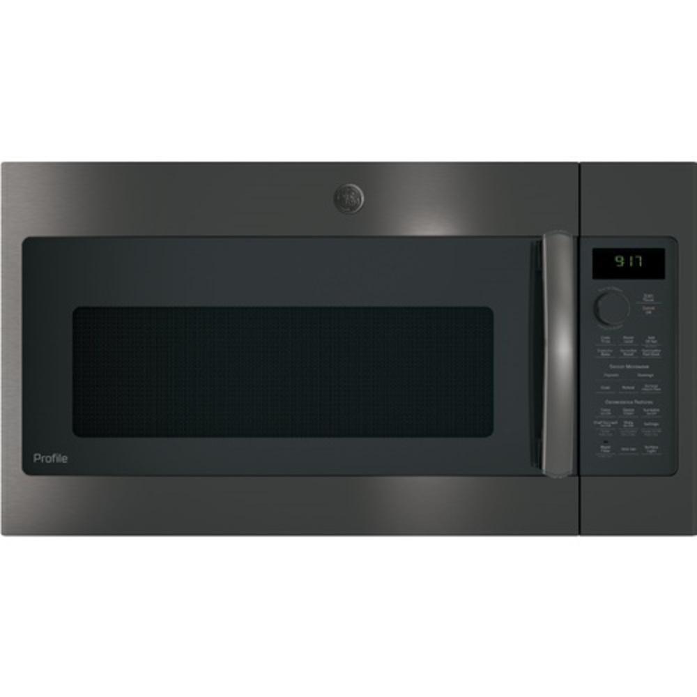 GE® Black Stainless 1.7 cu. ft. 950 W External Over-the-Range Microwave 