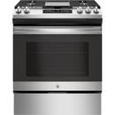 GE&reg; Stainless Steel 30 in. Gas 5-Burner Sealed Slide-in Range 